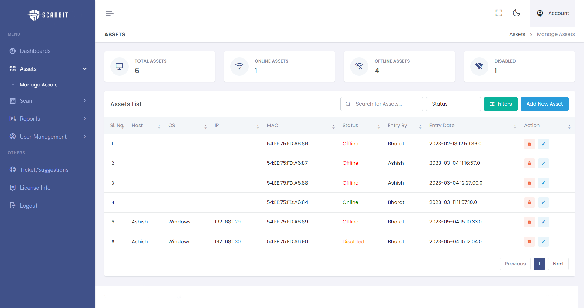 Scanbit - Card Data Discover Tool